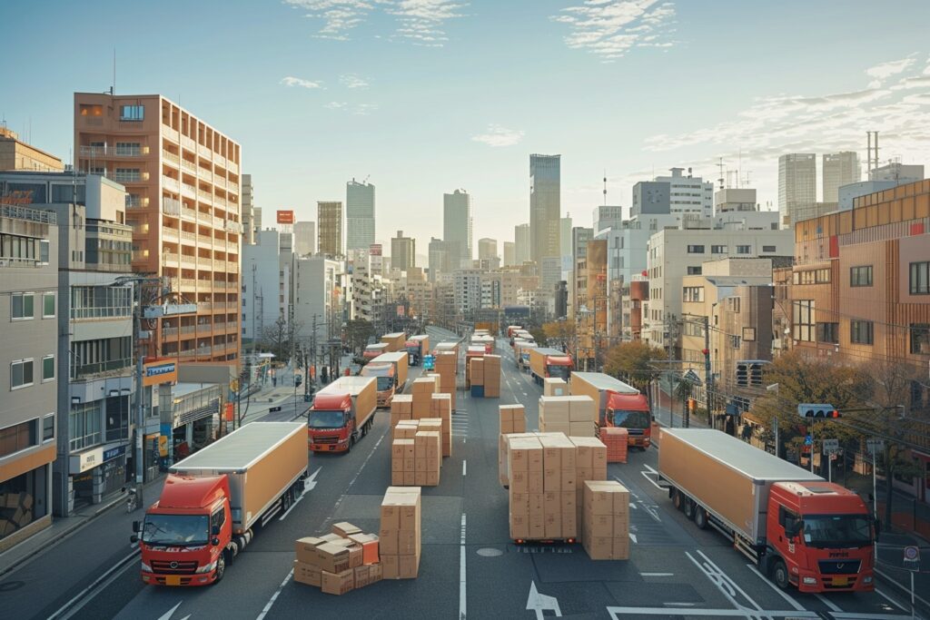 Camion de déménagement stationné à Maisons-Alfort, illustrant les moyens de transport efficaces pour un déménagement sans tracas dans la ville.