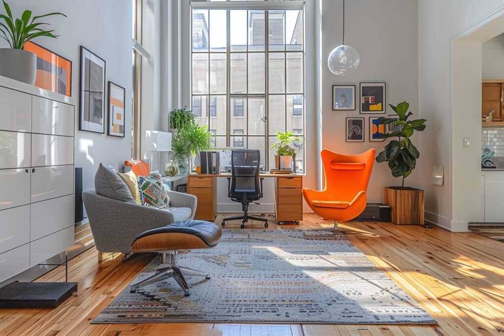 Idées innovantes pour aménager un coin bureau fonctionnel dans un petit appartement à Maisons-Alfort